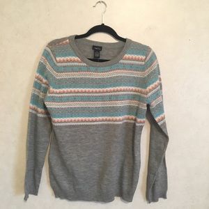 Rue 21 grey snowflake sweater